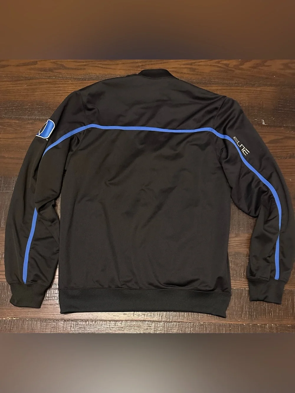 Nike Dri-fit Elite Duke Blue Devils Basketball Track Jacket Full Zip Size Medium